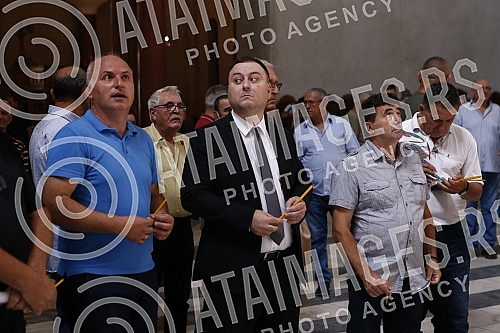 Associations Zavicaj and Coordination organized a memorial service in the Church of St. Mark in Belgrade to all victims of the Croatian action Storm, when around 250,000 Serbs were expelled from Croatia.Udruzenja Zavicaj i Koordinacija organizovali