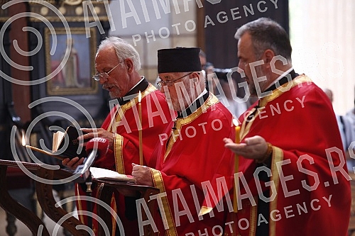 Associations Zavicaj and Coordination organized a memorial service in the Church of St. Mark in Belgrade to all victims of the Croatian action Storm, when around 250,000 Serbs were expelled from Croatia.Udruzenja Zavicaj i Koordinacija organizovali