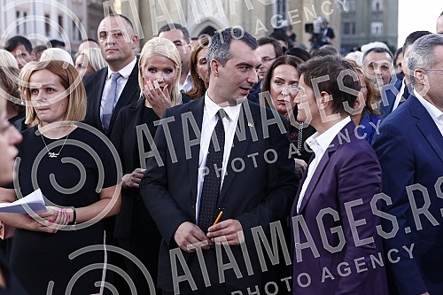 The state manifestation dedicated to the memory of all martyred and exiled Serbs on the occasion of the 27th anniversary of the military action Storm, this year was held in Novi Sad on Freedom Square.Drzavna manifestacija posvecena secanju na sve st
