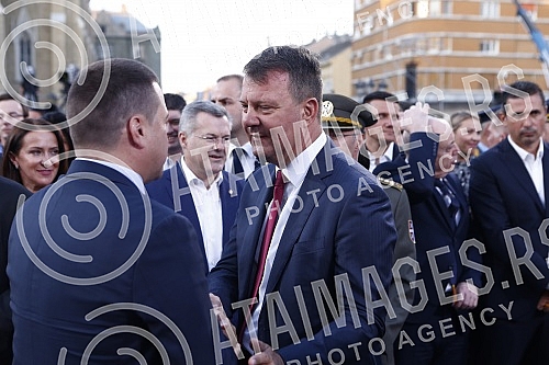 The state manifestation dedicated to the memory of all martyred and exiled Serbs on the occasion of the 27th anniversary of the military action Storm, this year was held in Novi Sad on Freedom Square.Drzavna manifestacija posvecena secanju na sve st