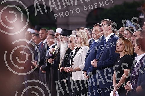 The state manifestation dedicated to the memory of all martyred and exiled Serbs on the occasion of the 27th anniversary of the military action Storm, this year was held in Novi Sad on Freedom Square.Drzavna manifestacija posvecena secanju na sve st