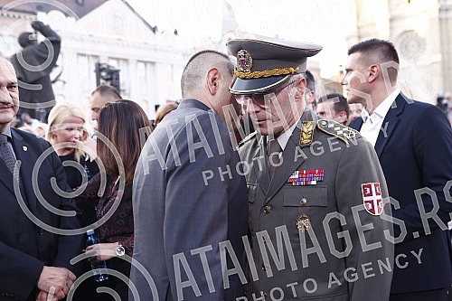 The state manifestation dedicated to the memory of all martyred and exiled Serbs on the occasion of the 27th anniversary of the military action Storm, this year was held in Novi Sad on Freedom Square.Drzavna manifestacija posvecena secanju na sve st