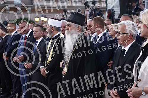 The state manifestation dedicated to the memory of all martyred and exiled Serbs on the occasion of the 27th anniversary of the military action Storm, this year was held in Novi Sad on Freedom Square.Drzavna manifestacija posvecena secanju na sve st