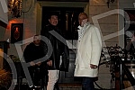 Actor Tamer Hassan going out to the Zlatni Bokal restaurant in Skadarlija.Glumac Tamer Hassan u izlalasku u restoran Zlatni bokal u Skadarliji.