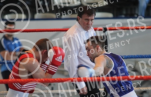 Polufinalni mecevi (drugi dan) 52. Beogradskog pobednika u amaterskom boksu odrzanog u Hali Pinki u Zemunu