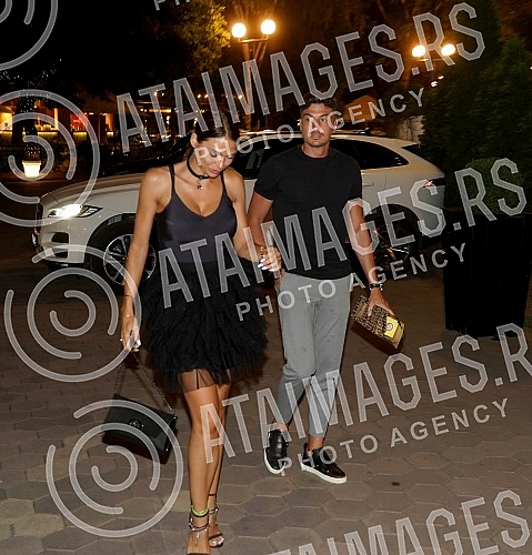 Saban Saulic's grandson, Anderlecht football player Luka Adzic and his wife Aleksandra became parents yesterday, and tonight a celebration was organized in the Topciderac restaurant on the occasion of Lana Adzic's birth.Unuk Sabana Saulica, fudbale