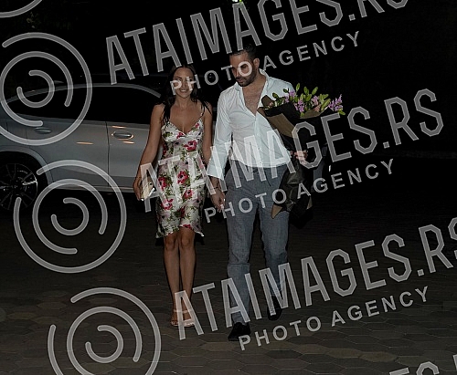 Saban Saulic's grandson, Anderlecht football player Luka Adzic and his wife Aleksandra became parents yesterday, and tonight a celebration was organized in the Topciderac restaurant on the occasion of Lana Adzic's birth.Unuk Sabana Saulica, fudbale