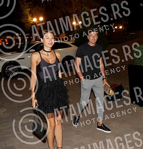 Saban Saulic's grandson, Anderlecht football player Luka Adzic and his wife Aleksandra became parents yesterday, and tonight a celebration was organized in the Topciderac restaurant on the occasion of Lana Adzic's birth.Unuk Sabana Saulica, fudbale