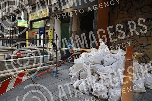 A month after the explosion in the fast food restaurant in Cika Ljubina Street, the bar stands intact. A month after the explosion in the fast food restaurant in Cika Ljubina Street, the bar stands intact. 