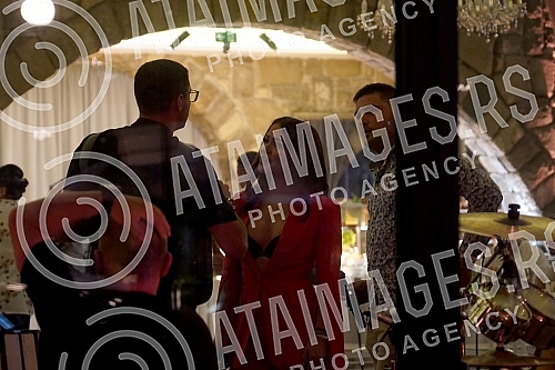 Saban Saulic's grandson, Anderlecht football player Luka Adzic and his wife Aleksandra became parents yesterday, and tonight a celebration was organized in the Topciderac restaurant on the occasion of Lana Adzic's birth.Unuk Sabana Saulica, fudbale