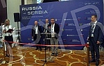 The Serbia-Russia agro-industrial forum has opened at the Hyatt Hotel.U hotelu Hyatt otvoren je agroindustrijski forum Srbija - Rusija. 