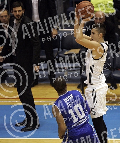 Utakmica devetog (9.) kola ABA Regionalne lige odigrana u Hali Pionir izmedju KK Partizan Telekom i KK Buducnost VOLI.