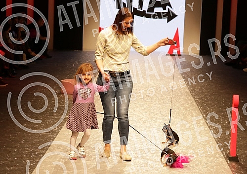 Fashion show of clothes for pets by Irena Atanaskovic.Modna revija odece za kucne ljubimce by Irena Atanaskovic.