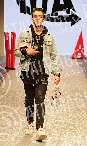 Fashion show of clothes for pets by Irena Atanaskovic.Modna revija odece za kucne ljubimce by Irena Atanaskovic.