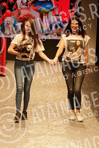 Fashion show of clothes for pets by Irena Atanaskovic.Modna revija odece za kucne ljubimce by Irena Atanaskovic.