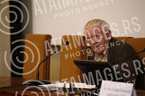 The Serbian Academy of Sciences and Arts hosted a press conference on the newly established Ivan Tabakovic Award, the SANU Medal Award, which will be awarded in 2022 for achievements in the field of art, as well as on SANU program activities from May