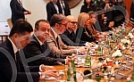 Aleksandar Vucic, met with the Italian Ministers Antonio and Guido Crosetto.Aleksandar Vucic sastao se sa italijanskim ministrima Antonijom Tajanijem i Gvidom Krozetoom.