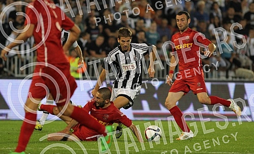 Utakmica 2-og kola kvalifikacija za Uefa Ligu Sampiona (UEFA Champions League Qualifications) izmedju FK Partizan (Srbija) i FK Dila Gori (Gruzija) odigrana na stadionu Partizana.