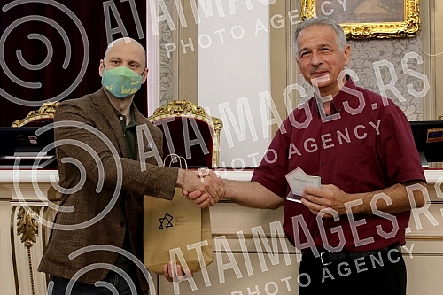 In the Ceremonial Hall of the Rectorate of the University of Belgrade, the Center for the Promotion of Science (CPN) presented awards to organizations and individuals who presented original ideas by participating in the Public Call for Financing Scie