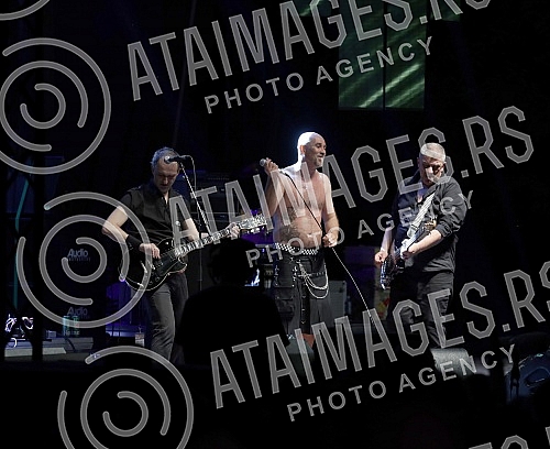 Performance of the group Goblins on the second day of the Exit Festival 2021 on the stage of Visa Fusion stage Nastup grupe Goblini  drugog dana Exit festivala 2021. na bini Visa Fusion stage.