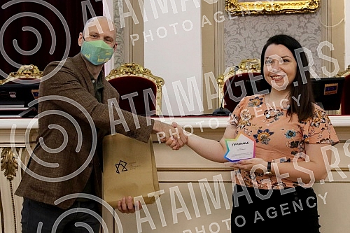 In the Ceremonial Hall of the Rectorate of the University of Belgrade, the Center for the Promotion of Science (CPN) presented awards to organizations and individuals who presented original ideas by participating in the Public Call for Financing Scie