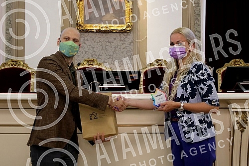 In the Ceremonial Hall of the Rectorate of the University of Belgrade, the Center for the Promotion of Science (CPN) presented awards to organizations and individuals who presented original ideas by participating in the Public Call for Financing Scie