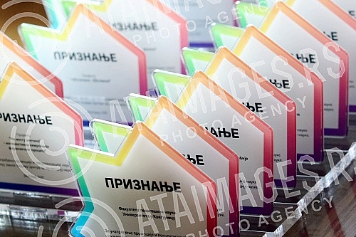 In the Ceremonial Hall of the Rectorate of the University of Belgrade, the Center for the Promotion of Science (CPN) presented awards to organizations and individuals who presented original ideas by participating in the Public Call for Financing Scie