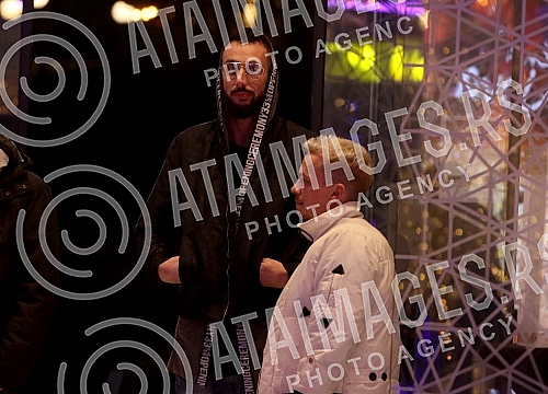 Recording a new year's program on Kopernikus television.Snimanje novogodisjeg programa na Koperniku televiziji.