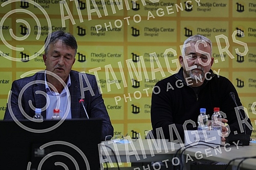 A press conference of the People's Movement of Serbs from Kosovo and Metohija Otadzbina was held at the Media Center on the occasion of the elections in Serbia on April 3.U Medija centru je odrzana konferencija za novinare Narodnog pokreta Srba sa 