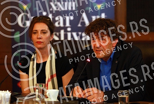 The regular annual press conference of the Guitar Art Festival was held in the Press Hall of the Belgrade City Assembly.Redovna godisnja konferencija za novinare Guitar Art festivala u odrzana je u Press sali Skupstine grada Beograda.