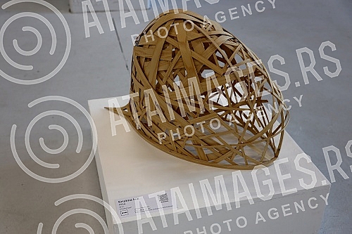 The collective exhibition of sculptures 