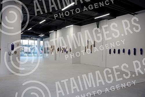 The collective exhibition of sculptures 