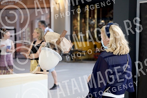 The collective exhibition of sculptures 