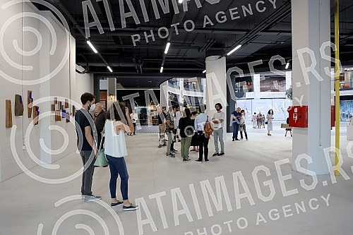 The collective exhibition of sculptures 