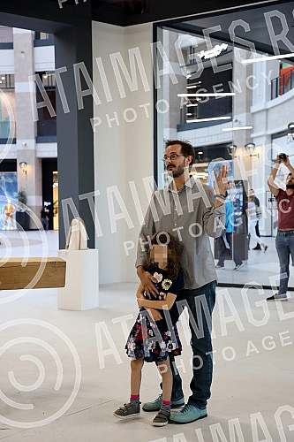 The collective exhibition of sculptures 