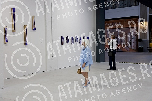 The collective exhibition of sculptures 