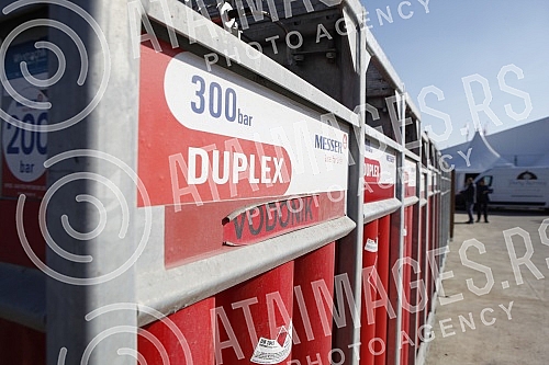 The Minister of Health in the Government of the Republic of Serbia, Dr. Zlatibor Loncar, attended the ceremony on the occasion of the opening of the new special gas filling station and laboratory of the company Messer Tehogas.Ministar zdravlja u Vl