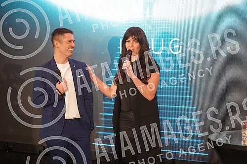 The promotion of the first song 