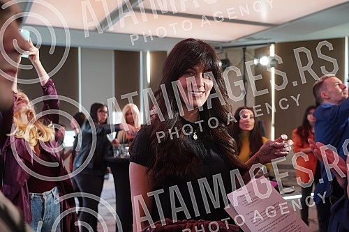 The promotion of the first song 