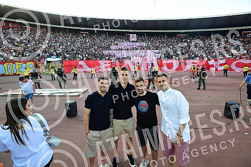 The finals of the Serbian Cup between FC Red Star and FC Partizan are played at the Rajko Mitic Stadium.Finale Kupa Srbije izmedju FK Crvene zvezde i FK Partizana igra se na stadionu Rajko Mitic.