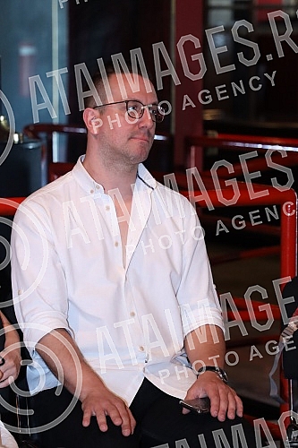 A press conference was held at the National Theater on the occasion of the announcement of the premiere of Leo Tolstoy's play 