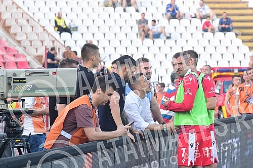 The finals of the Serbian Cup between FC Red Star and FC Partizan are played at the Rajko Mitic Stadium.Finale Kupa Srbije izmedju FK Crvene zvezde i FK Partizana igra se na stadionu Rajko Mitic.