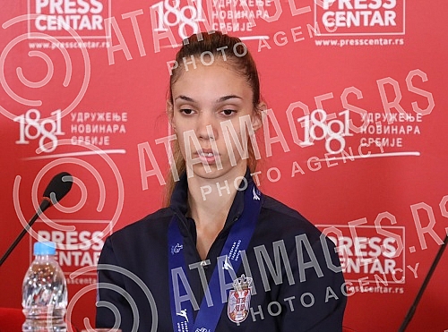 The Taekwondo Association of Serbia organized a press conference on the success of the Serbian national team in taekwondo and paratequondo at the European Senior Championships in Manchester, held from 19 to 22 May, which was attended by more than 700