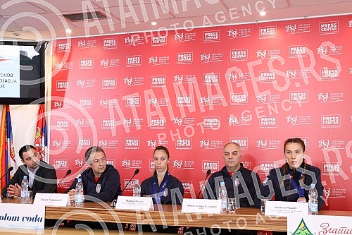 The Taekwondo Association of Serbia organized a press conference on the success of the Serbian national team in taekwondo and paratequondo at the European Senior Championships in Manchester, held from 19 to 22 May, which was attended by more than 700