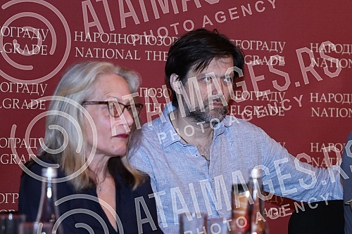 A press conference was held at the National Theater on the occasion of the announcement of the premiere of Leo Tolstoy's play 