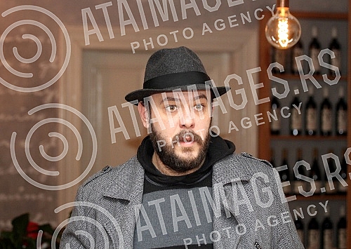 Press conference and socializing with the cast of the film 