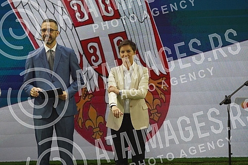 The President of the Government of the Republic of Serbia, Ana Brnabic, attended the awarding of the Wine Trophy of the Open Balkans as part of the First International Wine Fair Wine Vision of the Open Balkans in Hall 1 of the Belgrade Fair.Predsed
