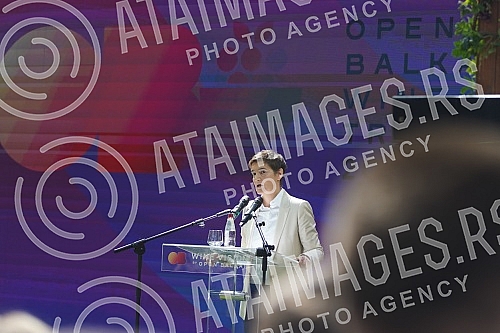 The President of the Government of the Republic of Serbia, Ana Brnabic, attended the awarding of the Wine Trophy of the Open Balkans as part of the First International Wine Fair Wine Vision of the Open Balkans in Hall 1 of the Belgrade Fair.Predsed