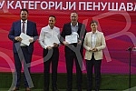 The President of the Government of the Republic of Serbia, Ana Brnabic, attended the awarding of the Wine Trophy of the Open Balkans as part of the First International Wine Fair Wine Vision of the Open Balkans in Hall 1 of the Belgrade Fair.Predsed