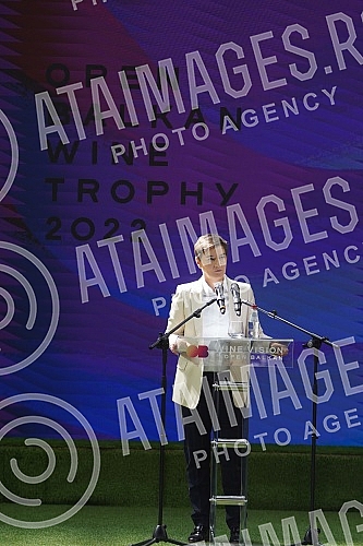 The President of the Government of the Republic of Serbia, Ana Brnabic, attended the awarding of the Wine Trophy of the Open Balkans as part of the First International Wine Fair Wine Vision of the Open Balkans in Hall 1 of the Belgrade Fair.Predsed